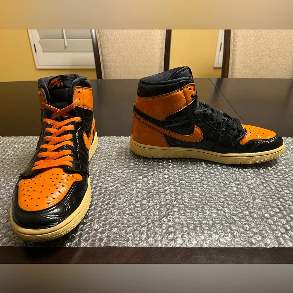 Nike Air Jordan 1 High Retro OG Shattered Backboard Sneaker Shoes Size US 11 - Picture 12 of 14